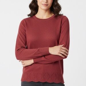 LOFT Knitted Detail Sweater